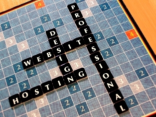 This photo of a Scrabble-board representation of Professional "Website Design" and "Web Hosting" was taken by Michal Koralewski of Gniezno, Poland. 